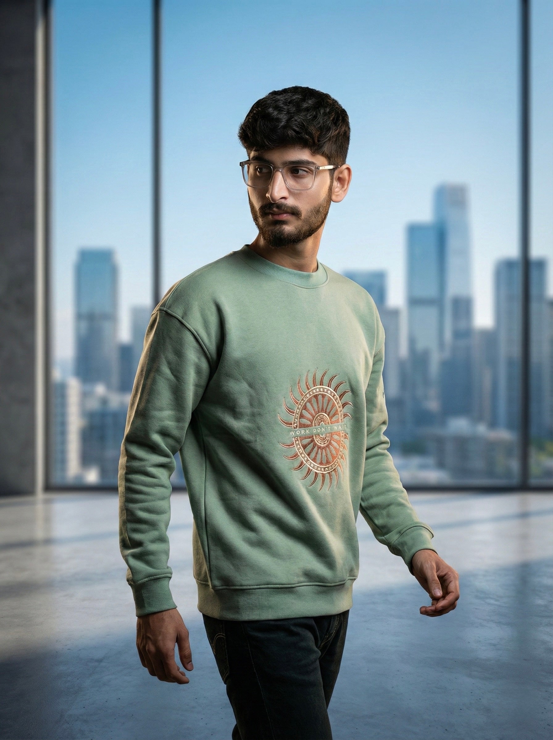 WORK DON’T WAIT — SWEATSHIRT